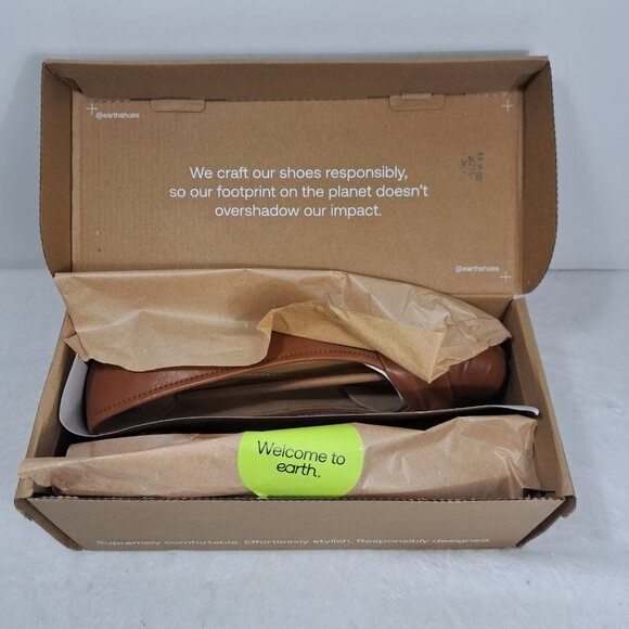 Earth Women's Basic Slip-On‎ Jacci Ballet Flats Brown Size 11M - Picture 11 of 13
